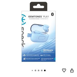 BRAND NEW Sealed Speck Gemtones Play Wireless Earbuds - Light Blue